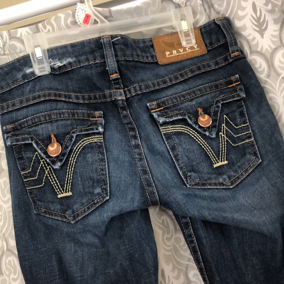 P R V C Y brand bootcut jeans size 26 - Picture 7 of 8